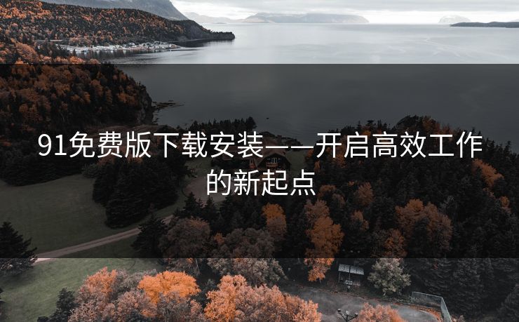 91免费版下载安装——开启高效工作的新起点 91免费版下载安装——开启高效工作的新起点